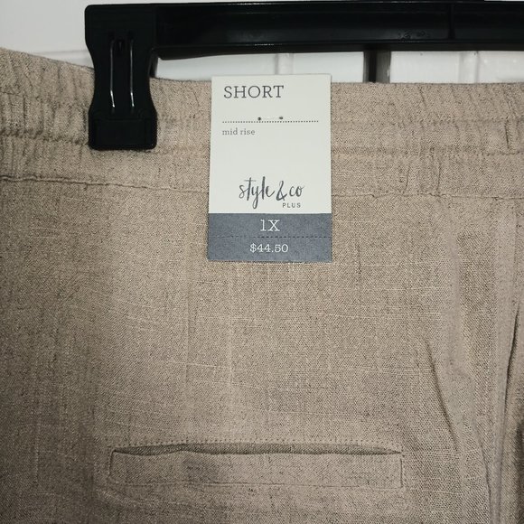 Style & Co Women's Promo Short Safari. Size 1X - Picture 5 of 5